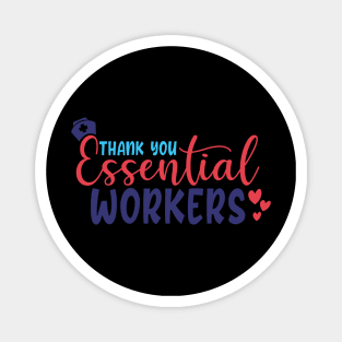 Coronavirus Pandemic Thank You Essential Workers Magnet